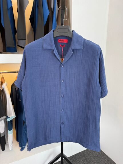 Truman Cuban Collar Drop Shoulder Shirt