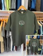 Authentic Fabric Drop-shoulder T-shirt