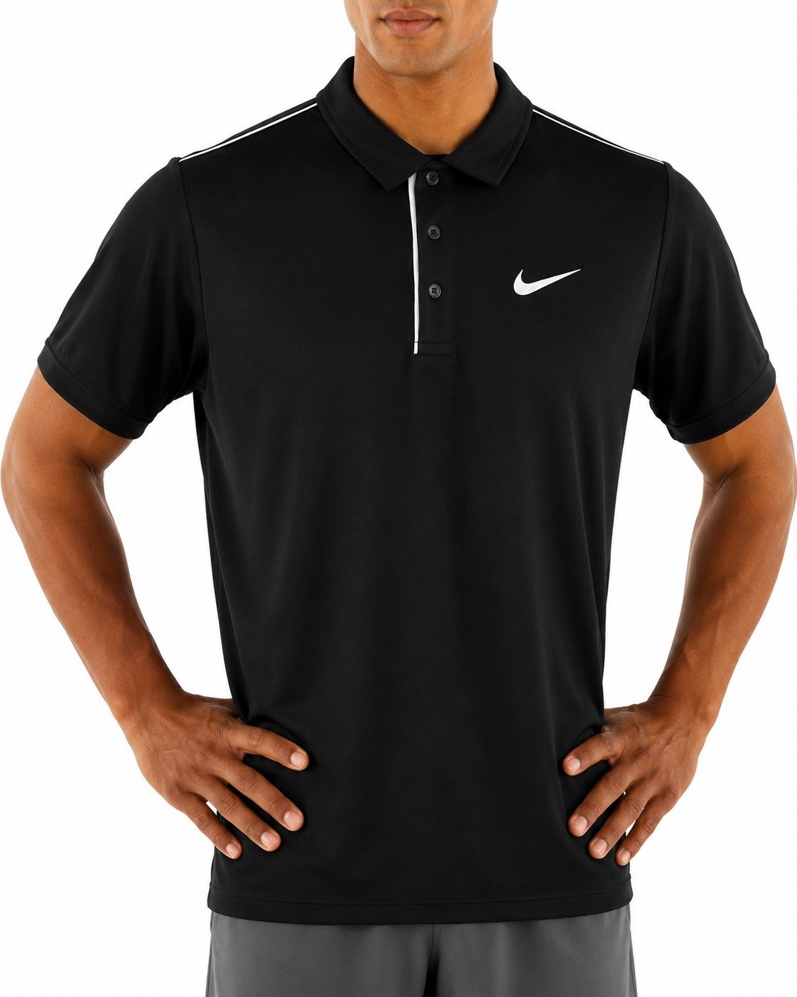 black-5.jpeg Exclusive Soft Fabric Polo Shirt - Image 1