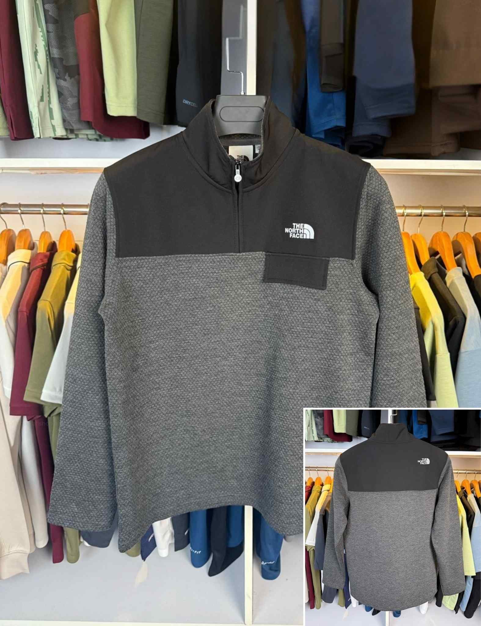compressed_Grey-1-1.jpg .Men's Exported Sweatshirt - Image 1