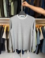 Premium Rib Knit Long Sleeve T-Shirt