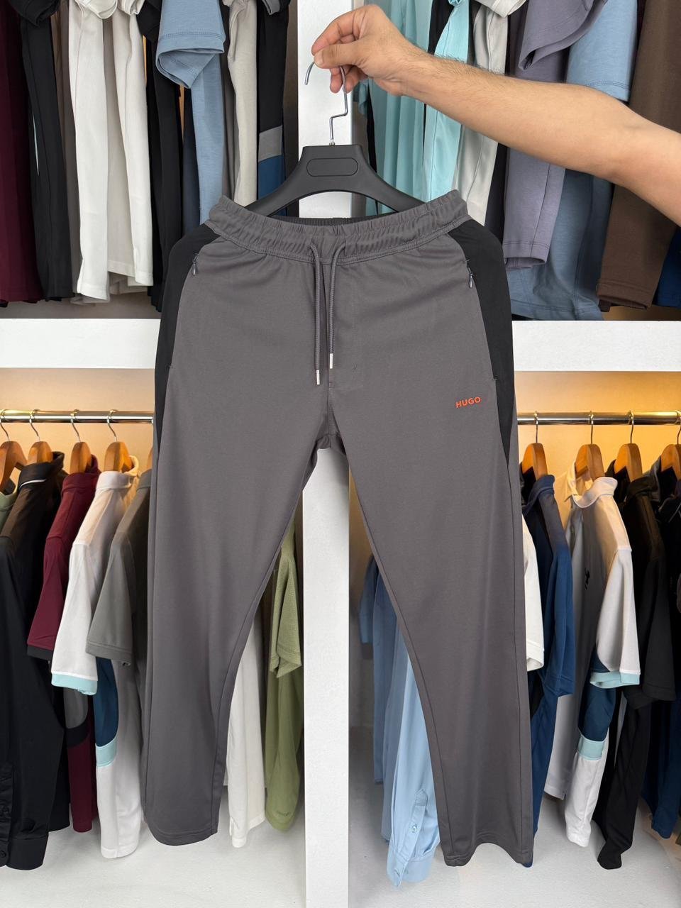 grey_compressed-3-1.jpg Imported Fabric Sports Trouser - Image 1