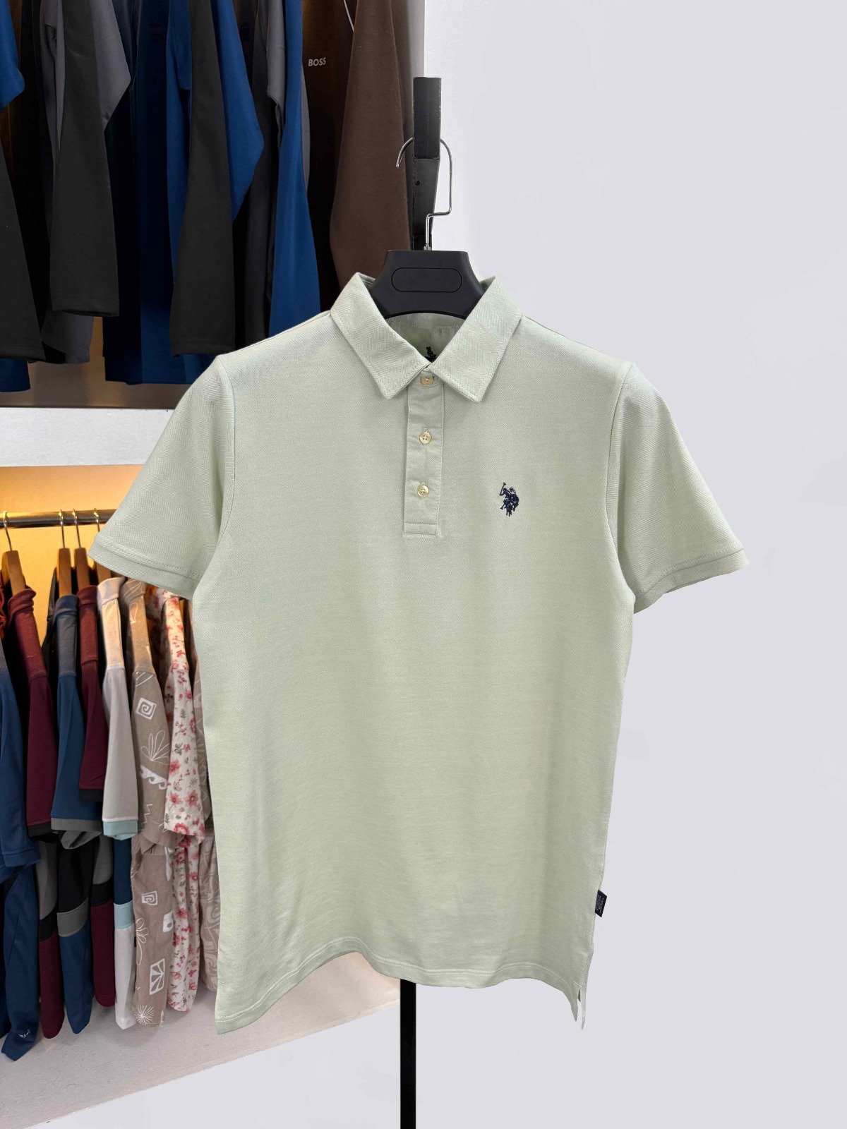 Light Mintt Authentic Exported Polo Shirt - Image 1